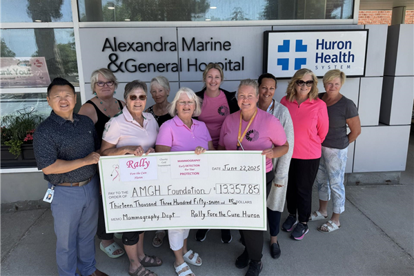 Group of AMGH Foundation members and Rally Fore th